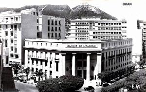 Oran - Boulevard Gallieni - Banque de l'Algerie